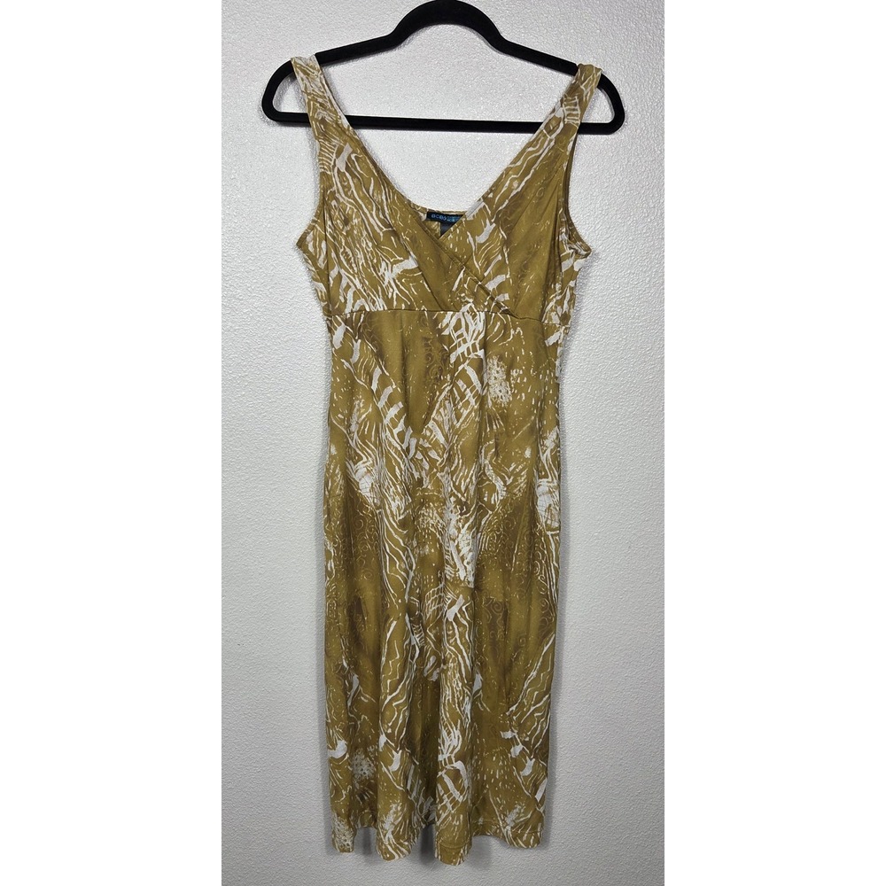 BCBG Exclusively for Nordstrom Vintage Y2K Abstract Print Midi Dress L